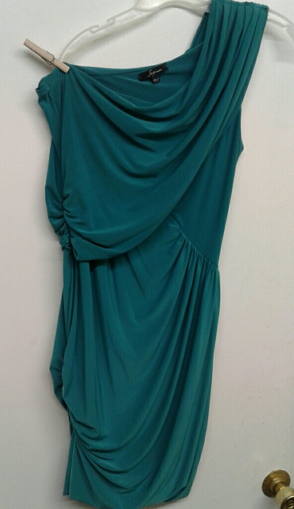 SASSY TEAL DRESS